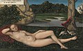 Lucas Cranach starší: Odpočívající rusalka