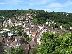 La vieille ville d'Aubusson (Creuse).