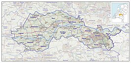 Veiligheidsregio Gelderland-Zuid, impressie van het landschap en indeling van Gemeenten (2017)