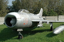 MiG–19 a Szolnoki Repülőmúzeumban