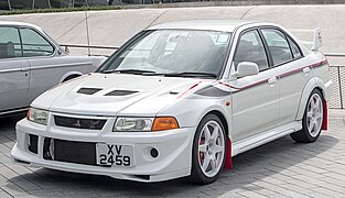 Mitsubishi Lancer Evolution VI - left front view