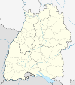 Nürtingen trên bản đồ Baden-Württemberg