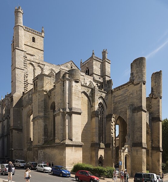 File:Cathédrale Saint-Just de Narbonne - exposition Nord Ouest.jpg