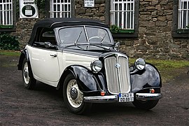 IFA F8 Cabrio from 1954, front and right side