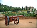 Ein Königsberg-Geschütz an den Union Buildings in Pretoria