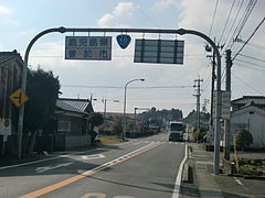 国道10号の県境地点 （宮崎県都城市 - 鹿児島県曽於市）