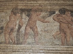 Teatro comunale (Ferrara), Putti, affresco staccato, dettaglio 00.jpg