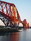 The Forth Railway Bridge viewed from the northern end