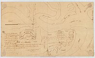 Croquis de Isla Amelia por D. Francisco Cortazar