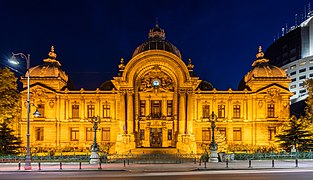 Beaux-Arts architecture: The CEC Palace on Victory Avenue (Bucharest), 8 June 1897 – 1900, by Paul Gottereau[26]