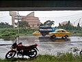 Rainy day view of Science City, Parama Island