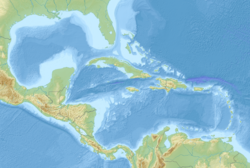 グアテマラ地震 (1717年)の位置（中央アメリカ内）