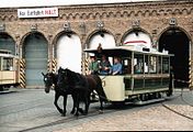 Tramwaj konny z roku 1885 w Berlinie