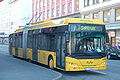 The Bergen trolleybus in Strandkaien