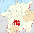 Die Territorien des Schwäbischen Kreises