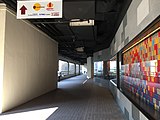 Walkway from the station leading to One World Hotel and 1 Utama Shopping Centre.