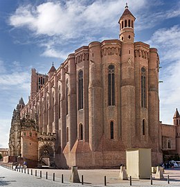 La cathédrale fortifiée Ste Cécile d'Albi.