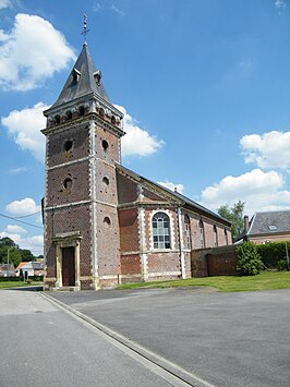 De kerk van Méricourt-sur-Somme