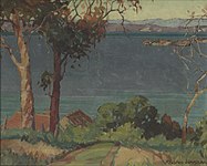 Рона Хасзард. «Across the Firth of Thames». 1925 год.