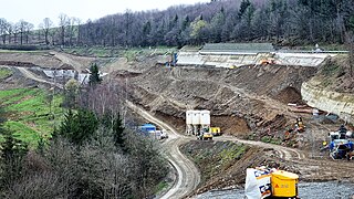 Baustelle im Abschnitt CR340-N18