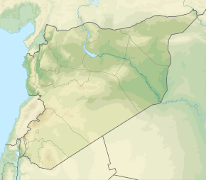 ドゥーマの戦いの位置（シリア内）