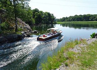 Brunnsviken i höjd med Ålkistan.