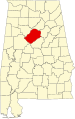 State map highlighting Jefferson County