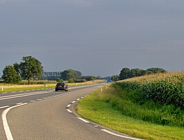 De N347 tussen Rijssen en Enter