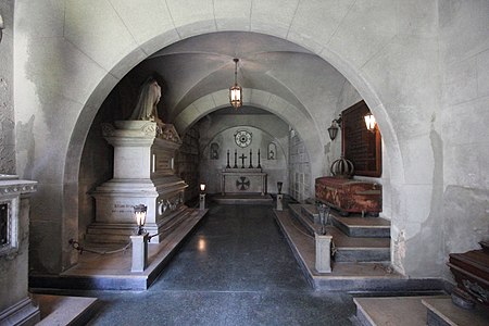 Mausoléu no Convento de Santo Antônio contendo os túmulos de alguns príncipes e princesas do Império do Brasil.