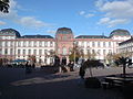 Blick auf das Residenzschloss Darmstadt, Ansicht von Süden