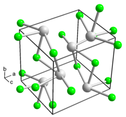 Kristallstruktur von Thallium(I)-fluorid