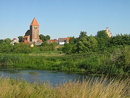 Staden Tribsees vid ån Trebel