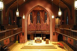 Memorial Chapel, interior