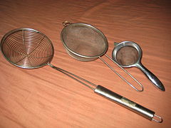 Various strainers