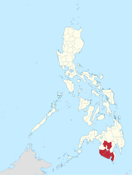 Locatie van de provincie SOCCSKSARGEN