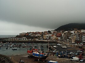 Área do porto de Finisterra