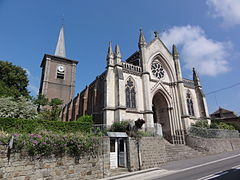 Vendegies-sur-Écaillon (Nord, Fr) l'église Saint-Saulve