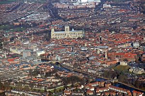 York city centre from above