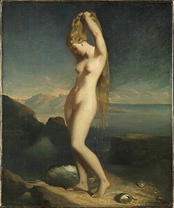 Théodore Chassériau - Venus Anadiomena, llamada también Venus marina