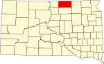 State map highlighting McPherson County