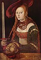 Lucas Cranach il Vecchio, Giuditta con la testa di Oloferne, terzo decennio del XVI secolo, Stoccarda, Staatsgalerie.