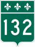 Route 132 marker