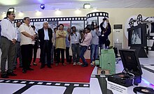 The Secretary, Ministry of Information and Broadcasting, Shri Sunil Arora visiting the exhibition at the 46th International Film Festival of India (IFFI-2015), in Panaji, Goa on November 23, 2015 (1).jpg