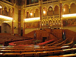 Majelis Nasional berkumpul di Gedung Parlemen Hungaria