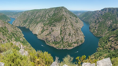 River Sil Canyon in Galicia, Spain.