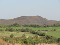 Terril tronqué de la fosse n° 3 - 3 bis - 3 ter des mines de Marles.