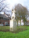 Standbeeld van de rattenvanger in Utrecht