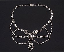 Collana in oro e platino