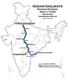 Dakshin Express Route map.jpg