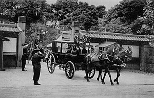 貞明皇后の大喪儀における霊柩馬車（1951年）